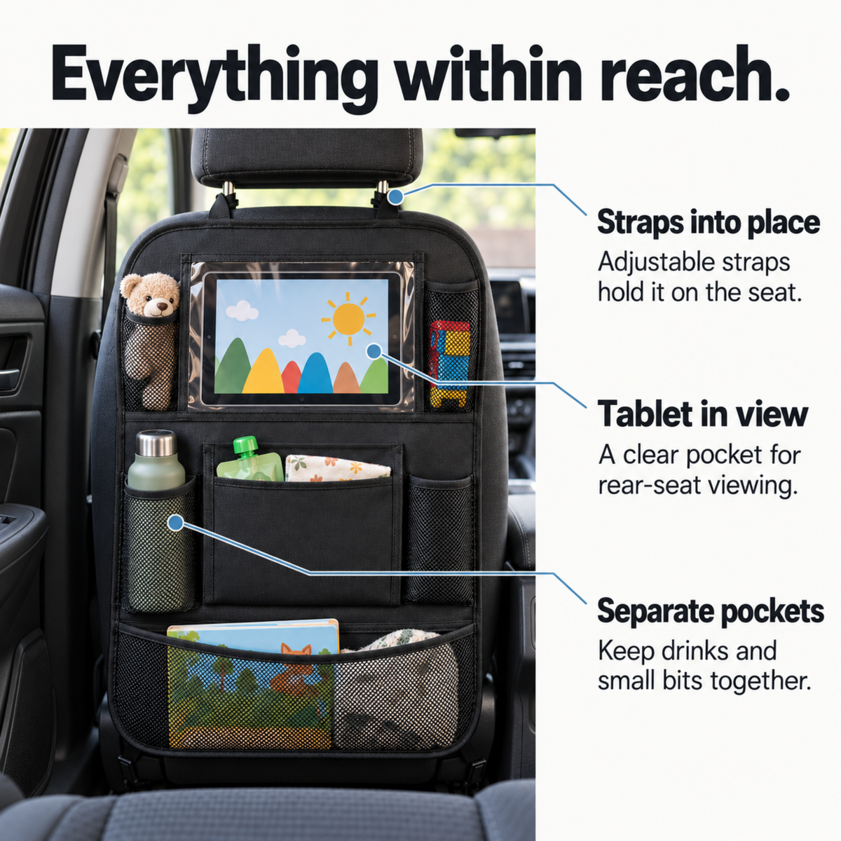 Seat Back Organiser