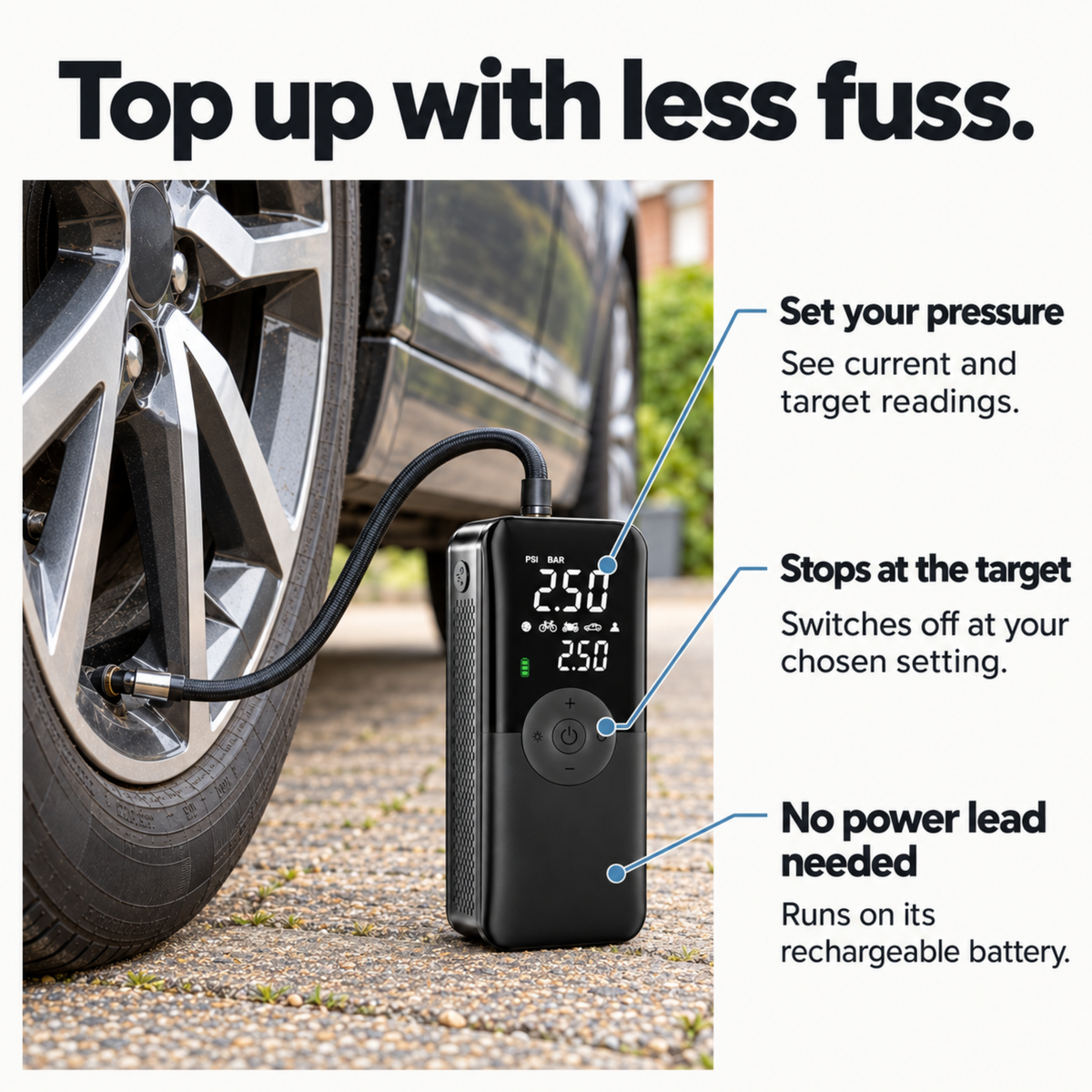 Cordless Tyre Inflator