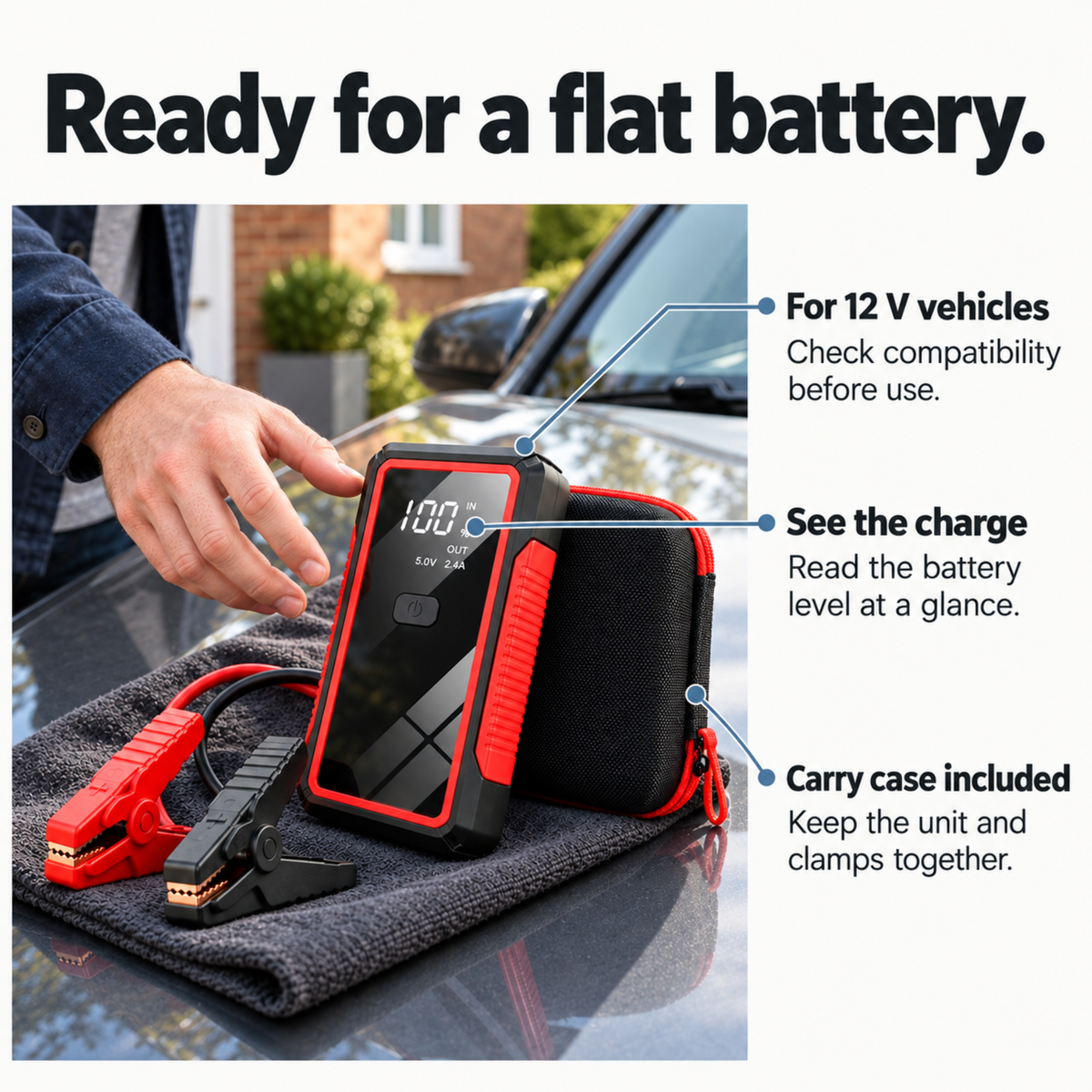2000A Car Jump Starter