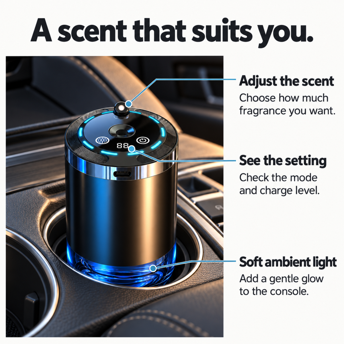 Car Aroma Diffuser & Refills